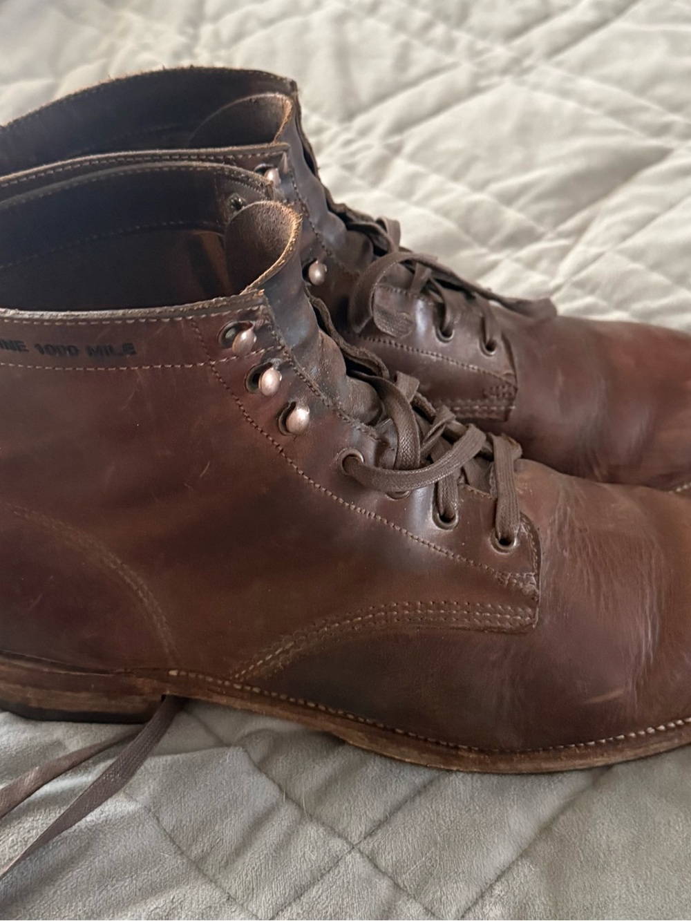 Men's Brown Leather Chukka Boots - 1000 Mile Style